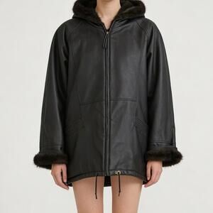 Faux Fur Coat Women XL